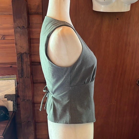 2 Pcs Extra Small Le chateau Vest America Eagle Crochet Tank - Picture 3 of 12